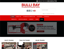 Tablet Screenshot of bulliray.com